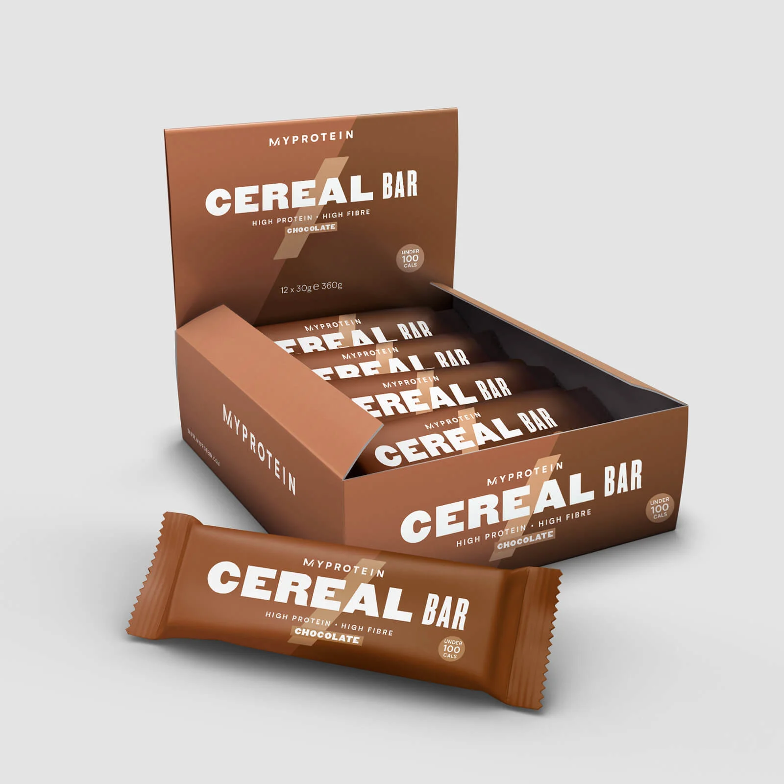 低卡優格穀物棒 - 12 x 30g - 雙重巧克力 圖片 1