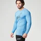 Myprotein 男子運動長袖上衣 – 藍色