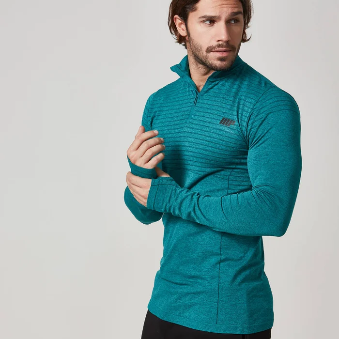 SEAMLESS 無縫系列 男士雕塑 ¼ 拉鍊上衣