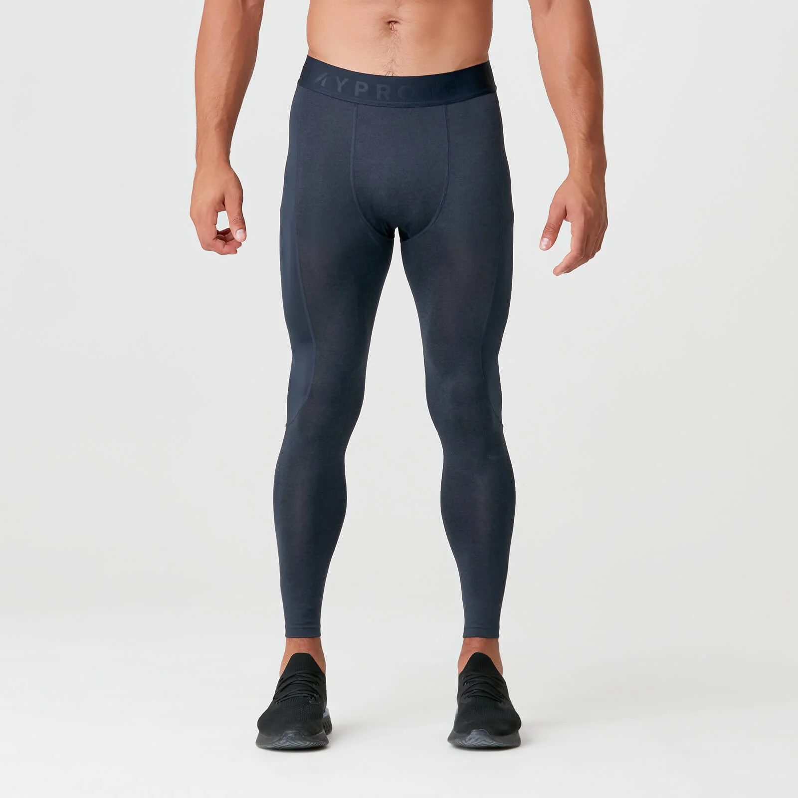 MP Men's Charge Compression Tights - Navy Marl - XS 圖片 1