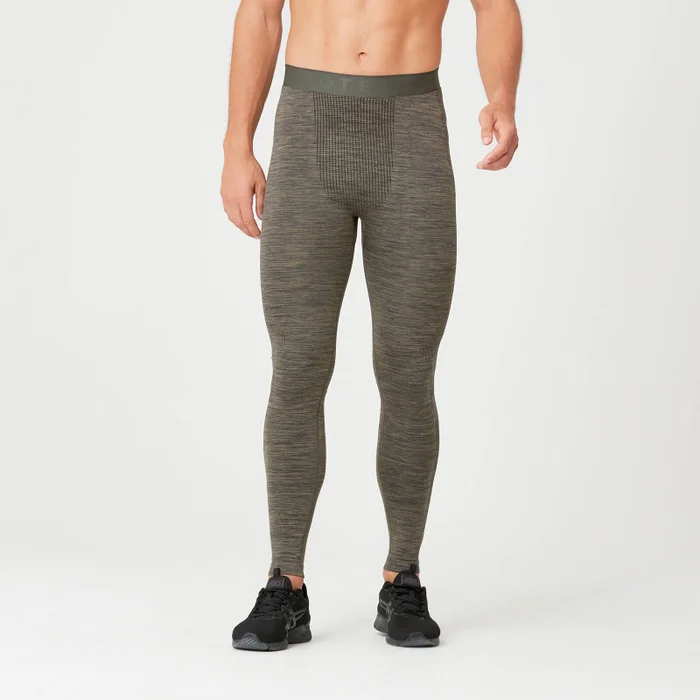 Seamless 無縫系列 男士雕塑緊身褲 - 鐵灰