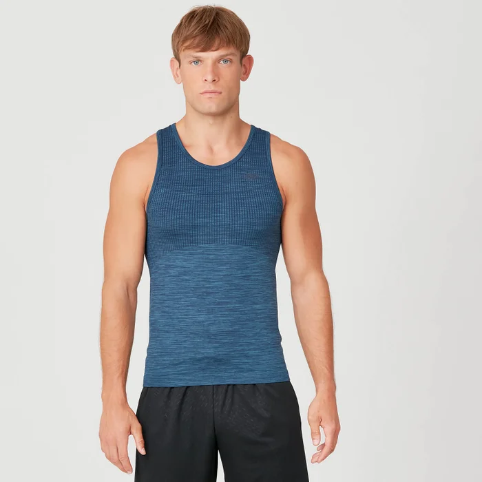 SEAMLESS 無縫系列 男士雕塑造型背心 - 鐵灰色