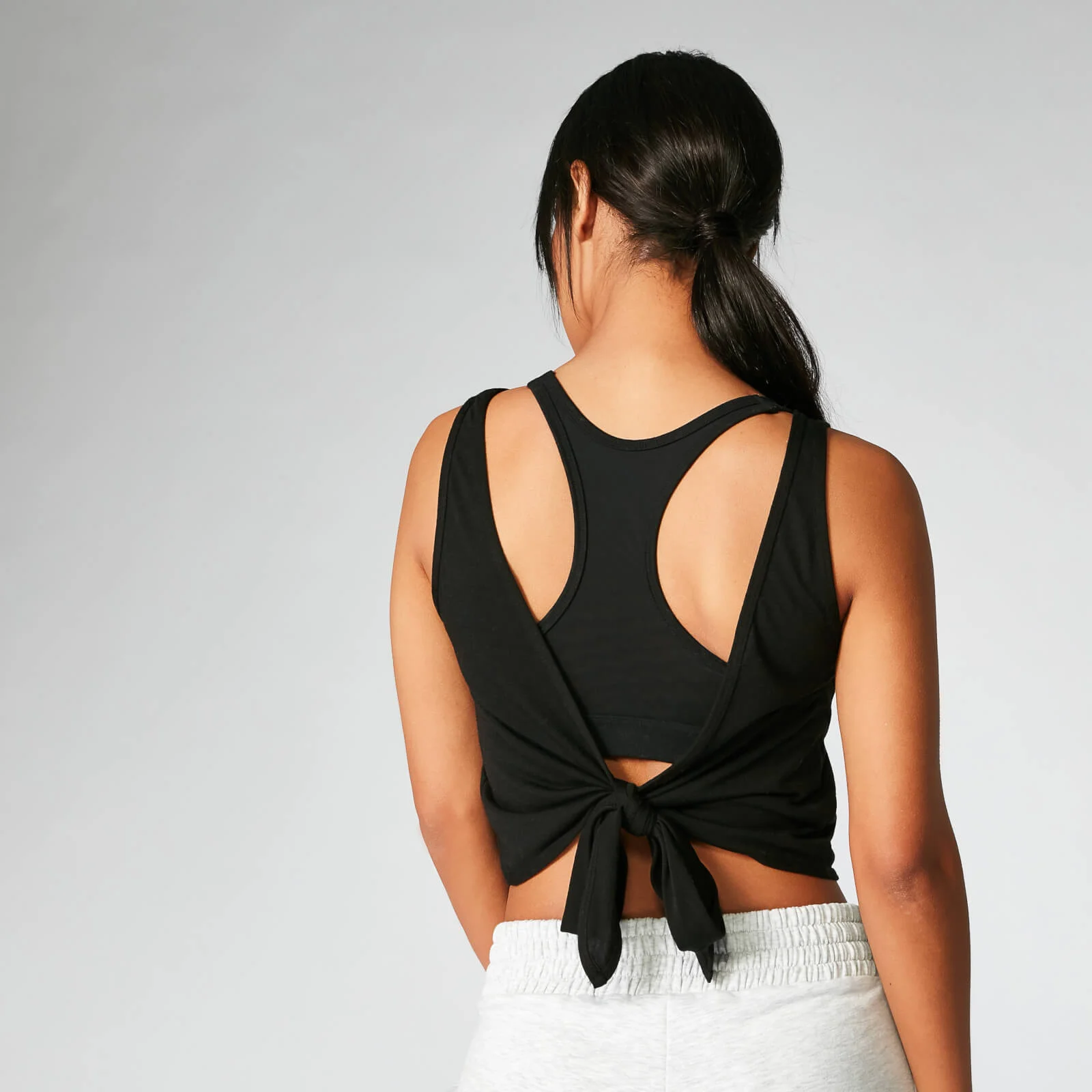 Tie-Up 背心 -黑色 - XS 圖片 1
