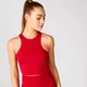 Shape Seamless 無縫系列 女士短版背心 - 紅