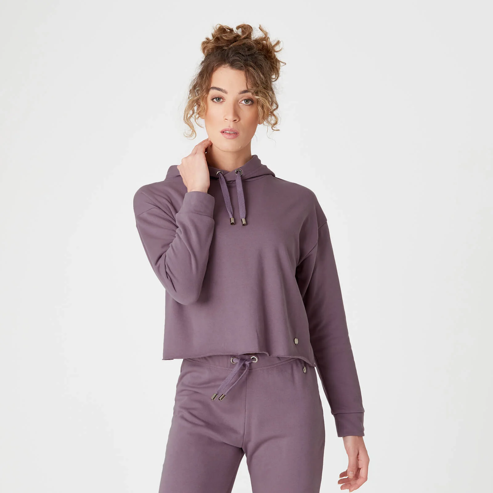 Luxe 極緻系列 女士休閒連帽衫 - 淡紫色 - XS 圖片 1