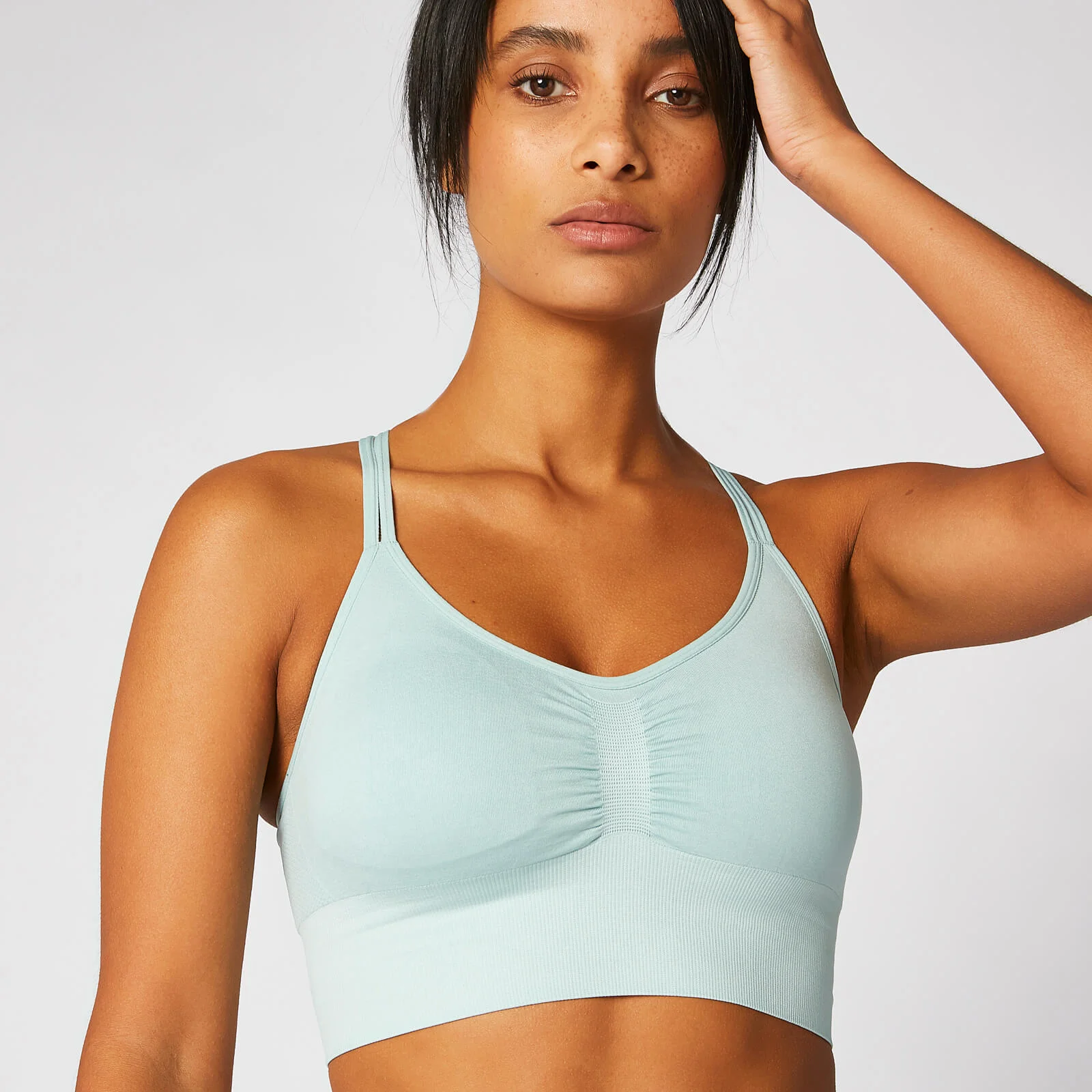 Shape Seamless 無縫系列 女士運動內衣 - 湖水綠 - XS 圖片 1