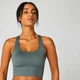 Shape Seamless 無縫系列 女士交叉運動內衣 - 綠