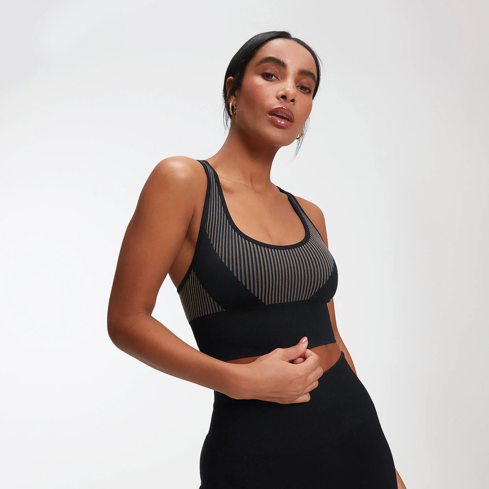 Impact Seamless 無縫系列 女士運動內衣 - 黑色 - XS 圖片 1