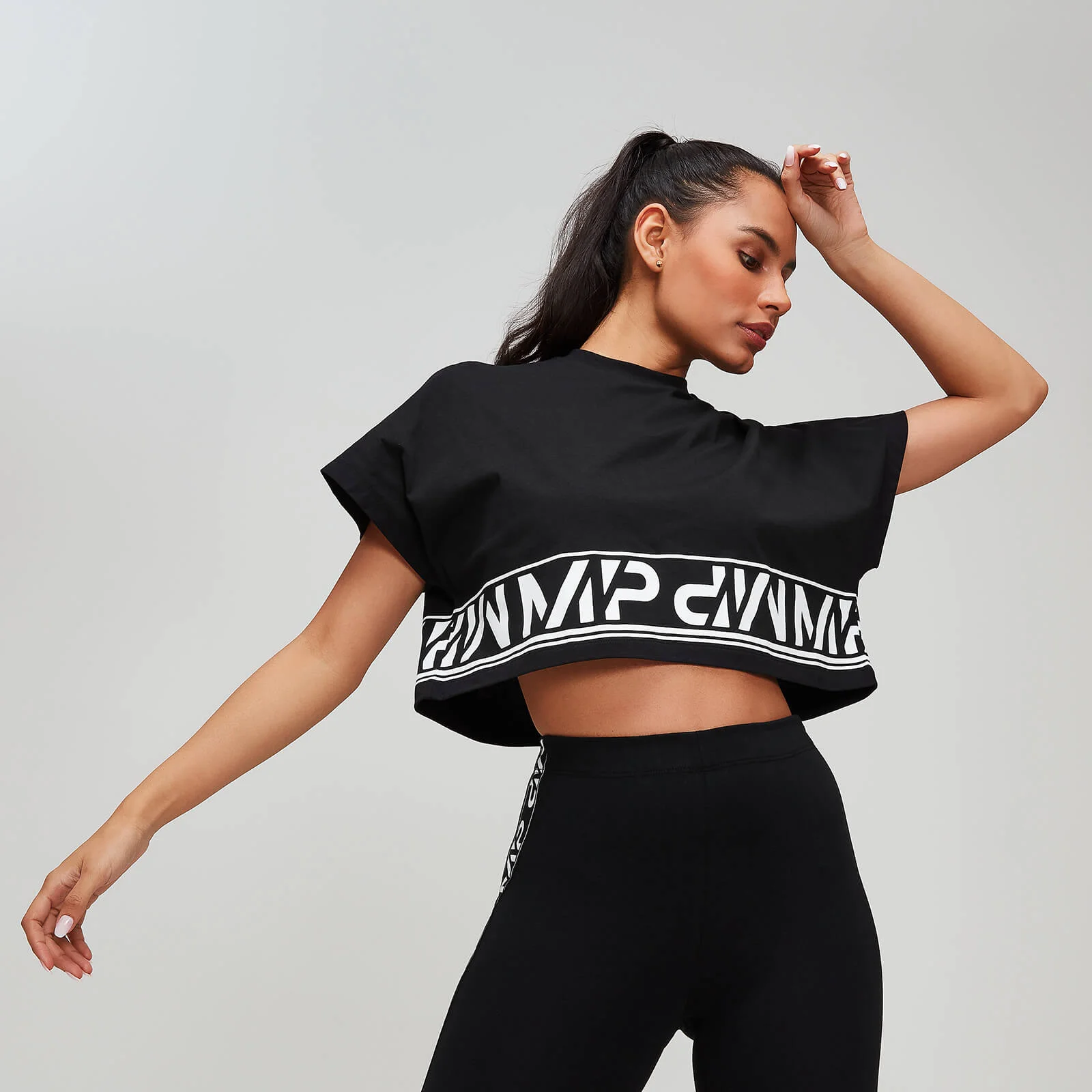 Rest Day 女士短版 T 恤 - 黑色 - XS 圖片 1