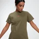 Oversized 女士 T 恤 - 綠色