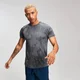 男士潑墨迷彩 T 恤 - 灰