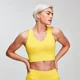 Power 力量系列 女士交叉運動內衣 - 黃色