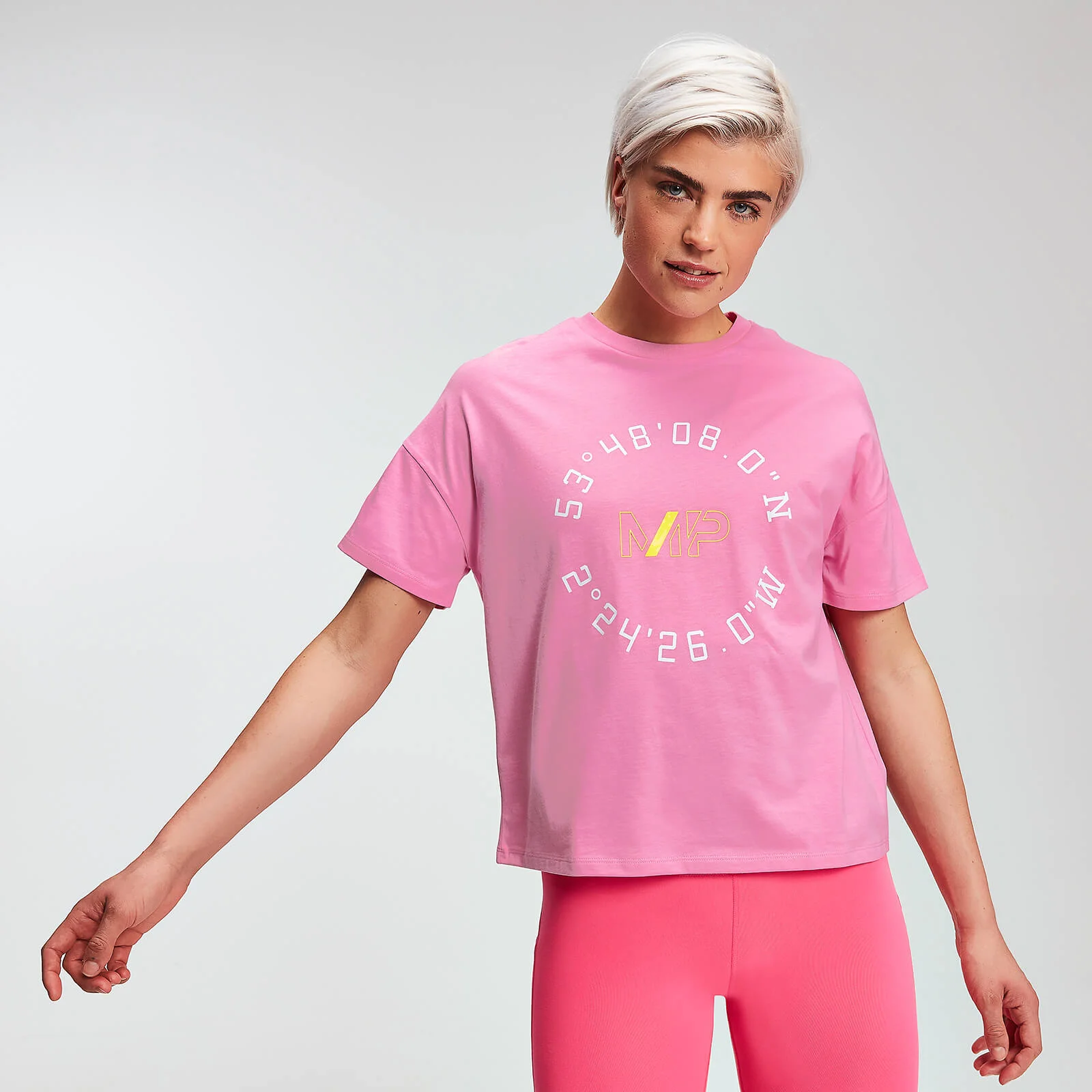 MP Women's Power Graphic T-Shirt - Candy - XS 圖片 1
