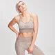 Seamless 無縫系列 紋理運動內衣 - 米色