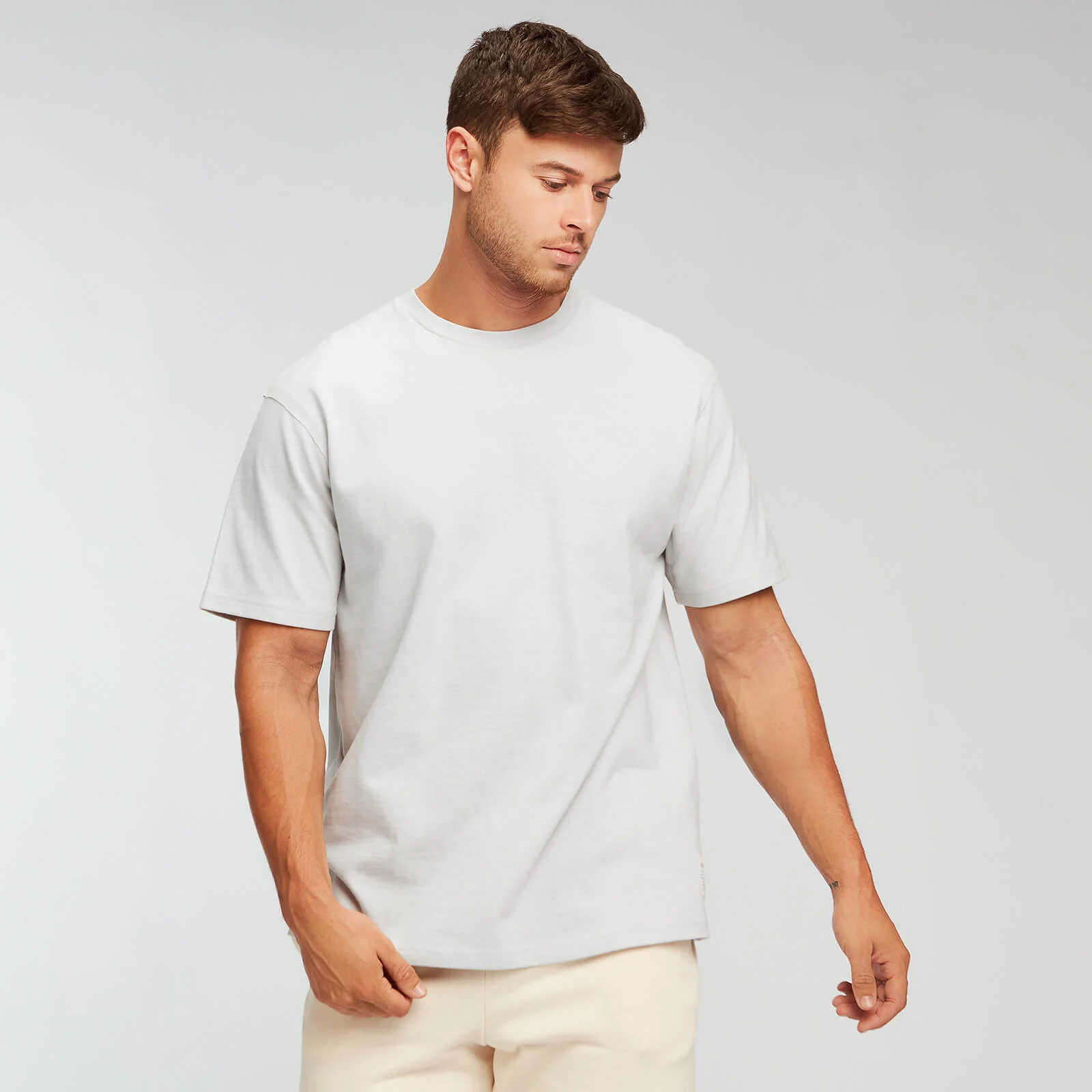 A / WEAR 有機棉系列 男士 T 恤 - 灰 - XS 圖片 1
