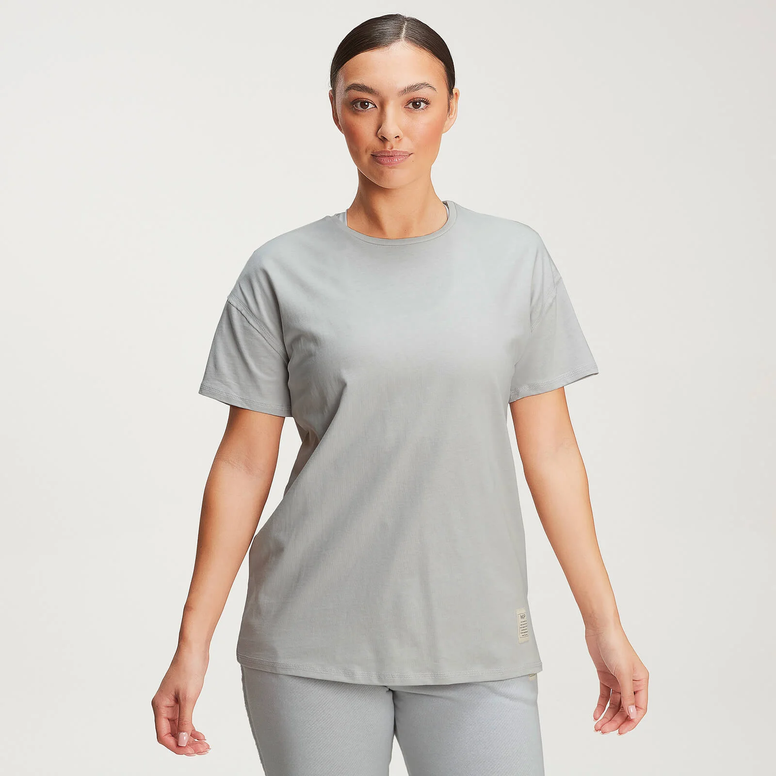 A / WEAR 有機棉系列 女士 T 恤 - 灰 - XS 圖片 1