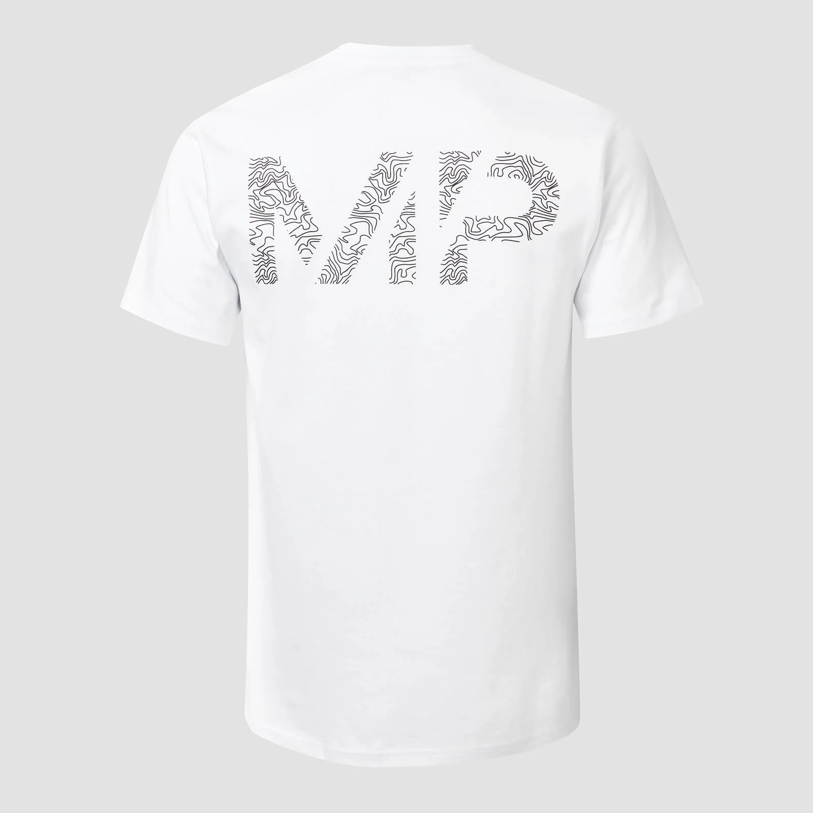 MP Men's Topograph T-Shirt - White - XS 圖片 1
