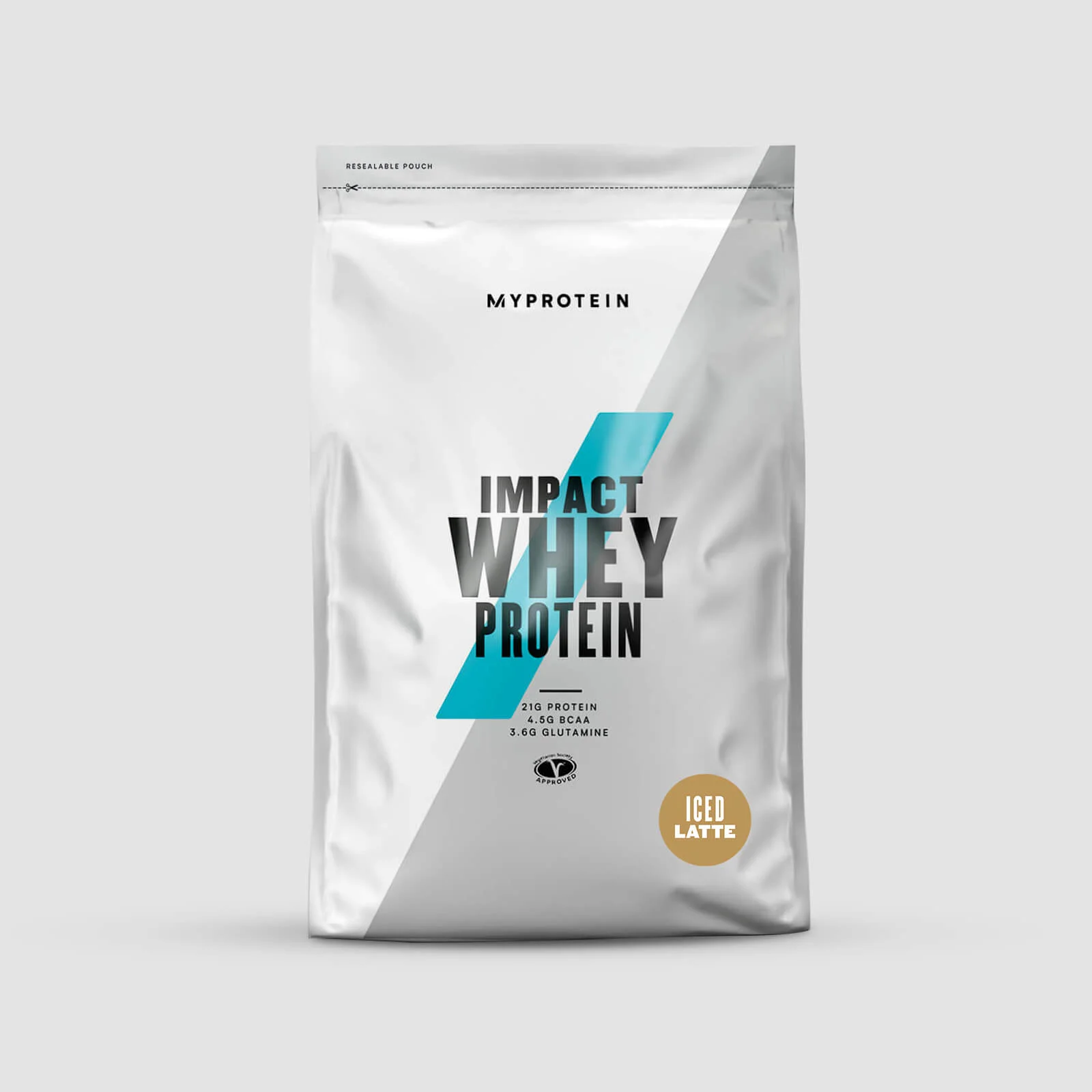 Impact 乳清蛋白粉 冰拿鐵口味 - 1kg - 冰拿铁 圖片 1