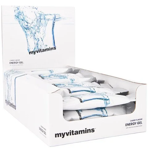 Myvitamins Energy Gel (Box) - 24 x 50g - 櫻桃 圖片 1