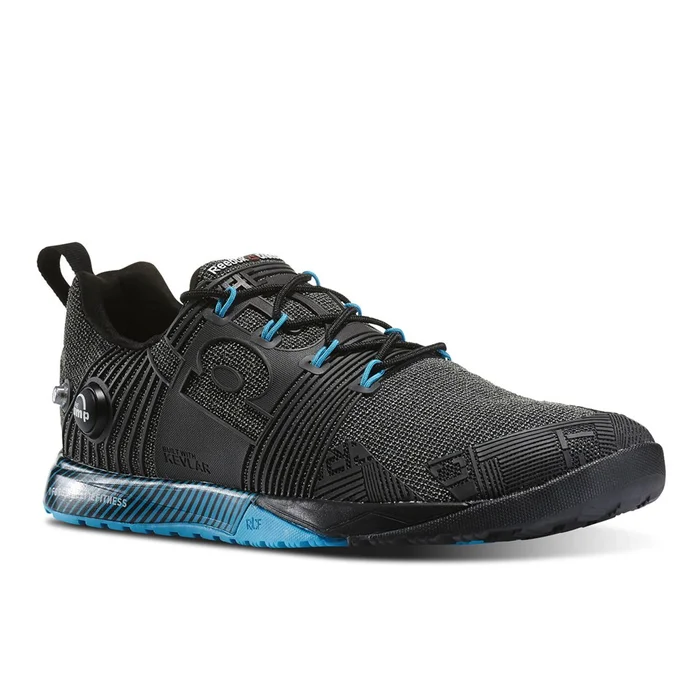 锐步 Reebok Crossfit Nano Pump Fusion 男子运动鞋 - 黑/蓝