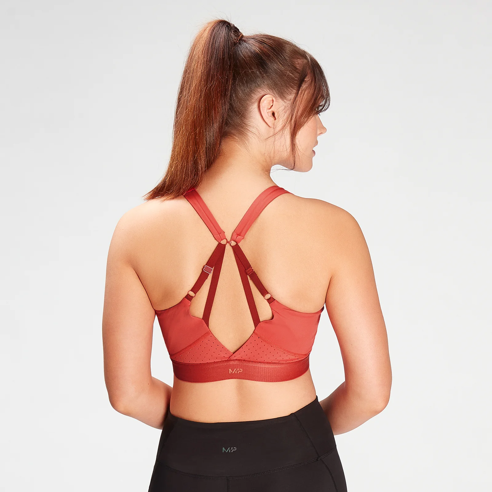MP Women's Power Ultra Sports Bra- Warm Red - XXS 圖片 1