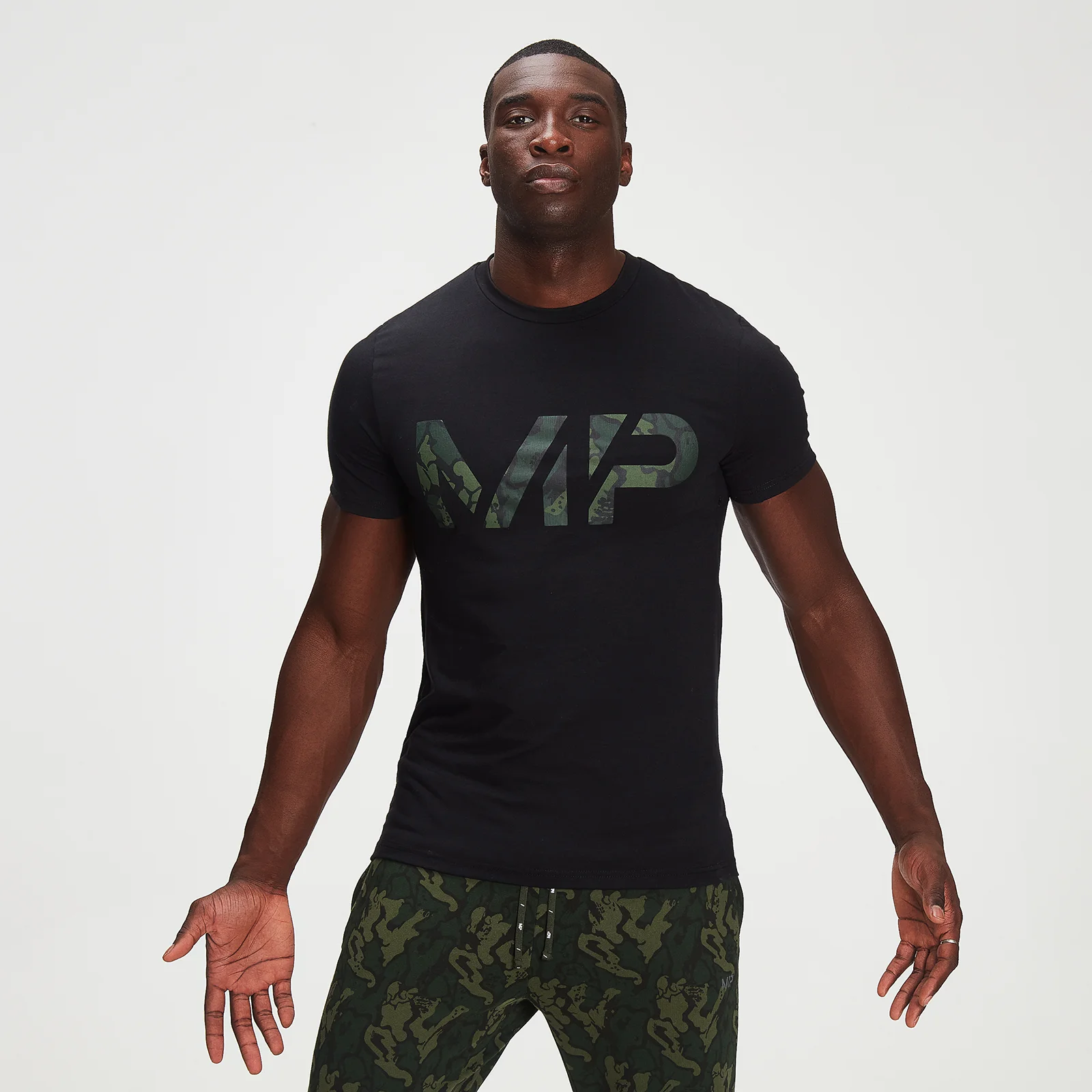 Adapt 應變系列 drirelease® Camo Print 男士 T 恤 - 黑 - XXS 圖片 1
