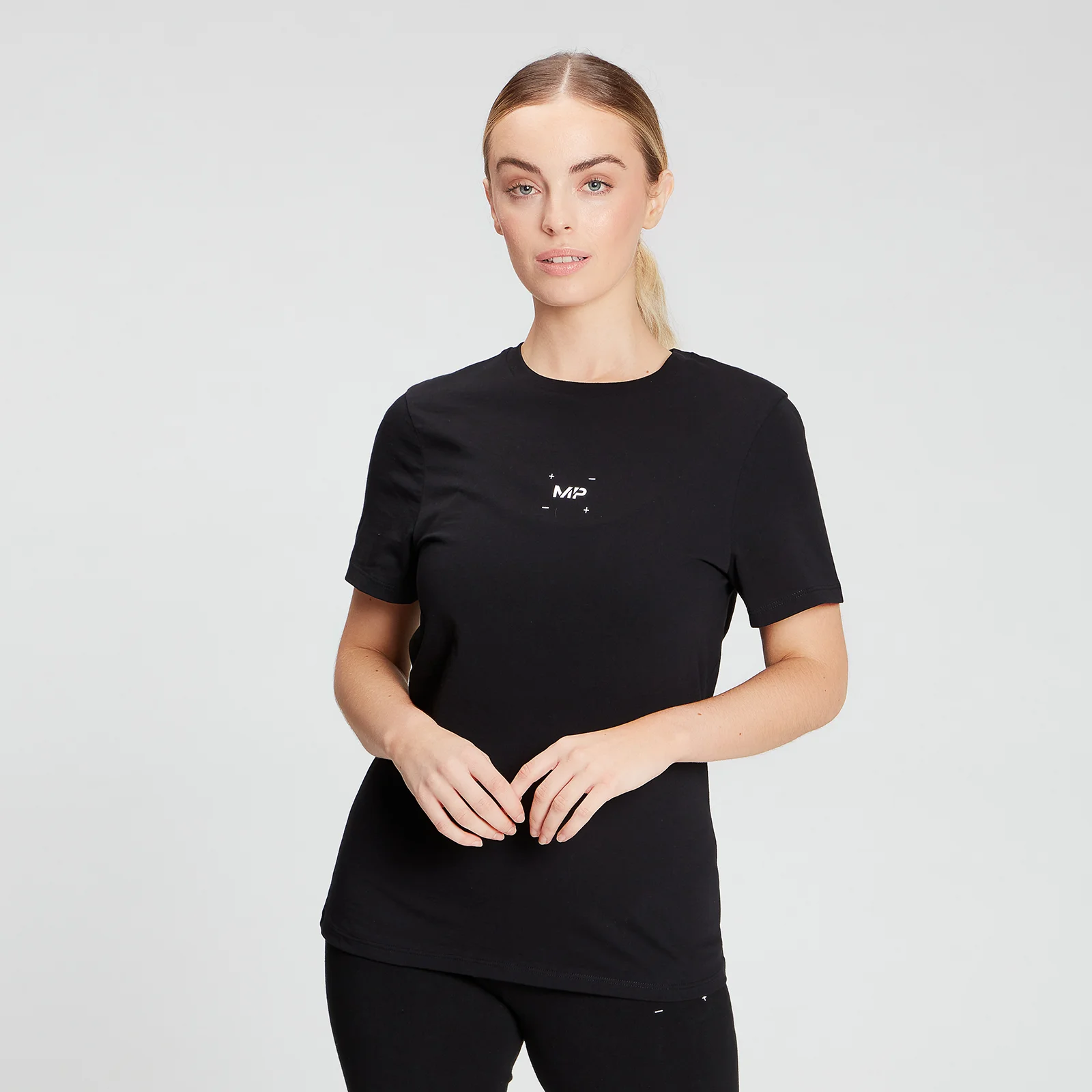 MP Women's Central Graphic T-Shirt - Black - XXS 圖片 1