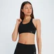Power 力量系列 女士交叉運動內衣 - 黑