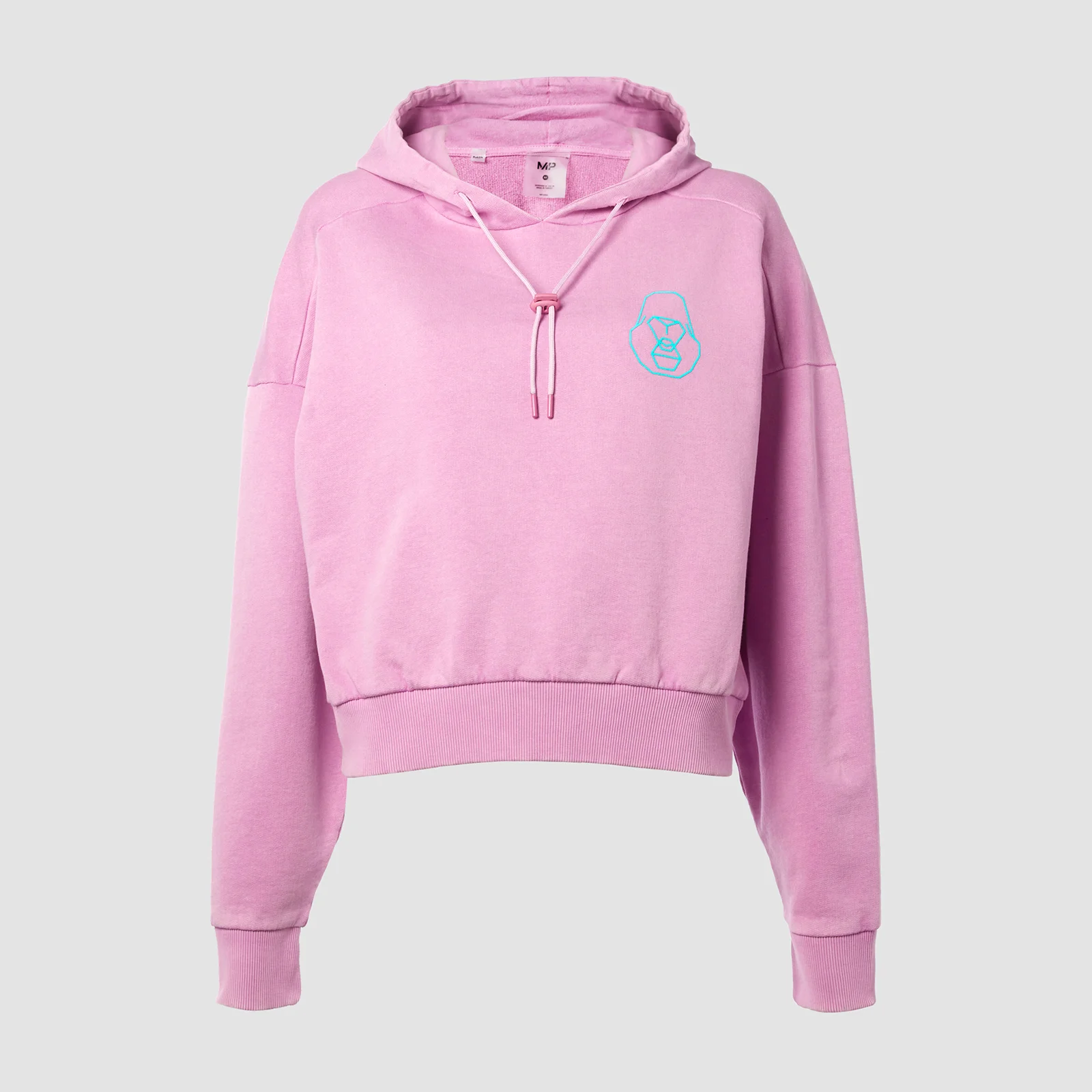 MP X Zack George Women's Washed Crop Hoodie - Pink Lavender - XXS 圖片 1