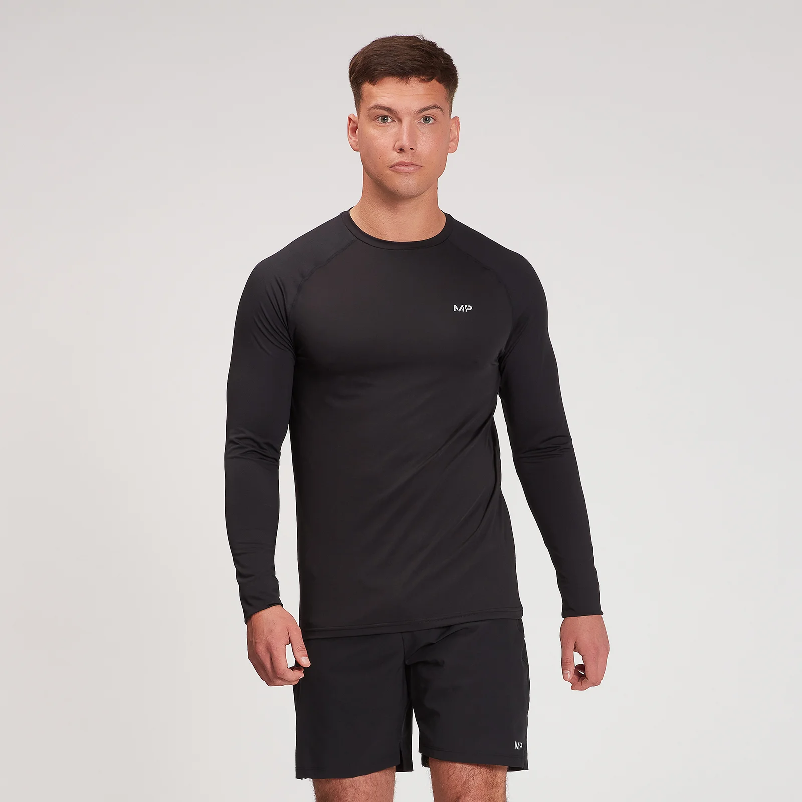MP Men's Velocity Long Sleeve Top - Black - XXS 圖片 1