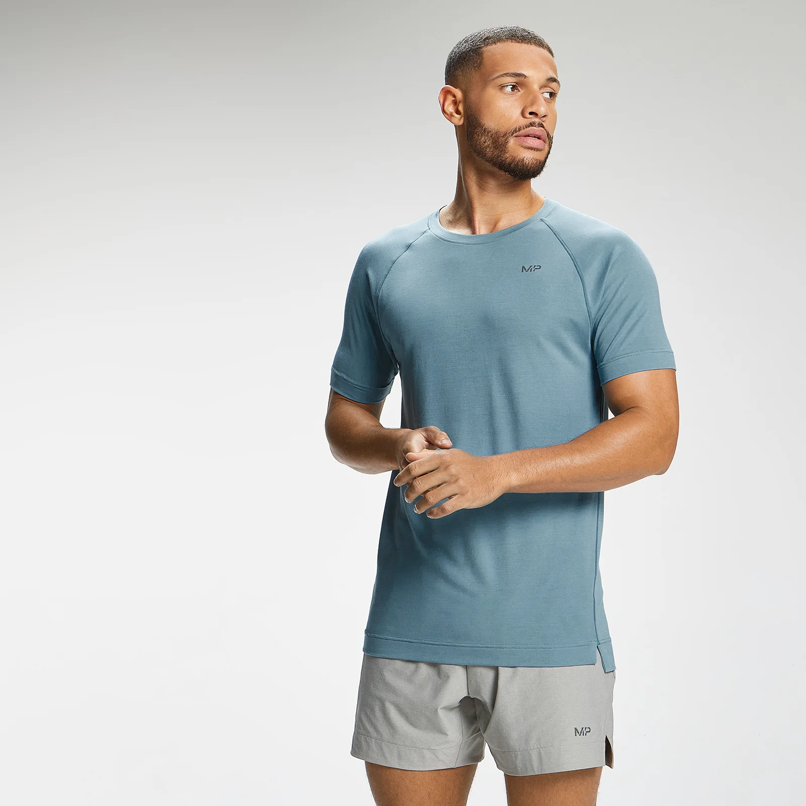 Composure 靜謐系列 男士短袖 T 恤 - 暴風藍 - XXS 圖片 1