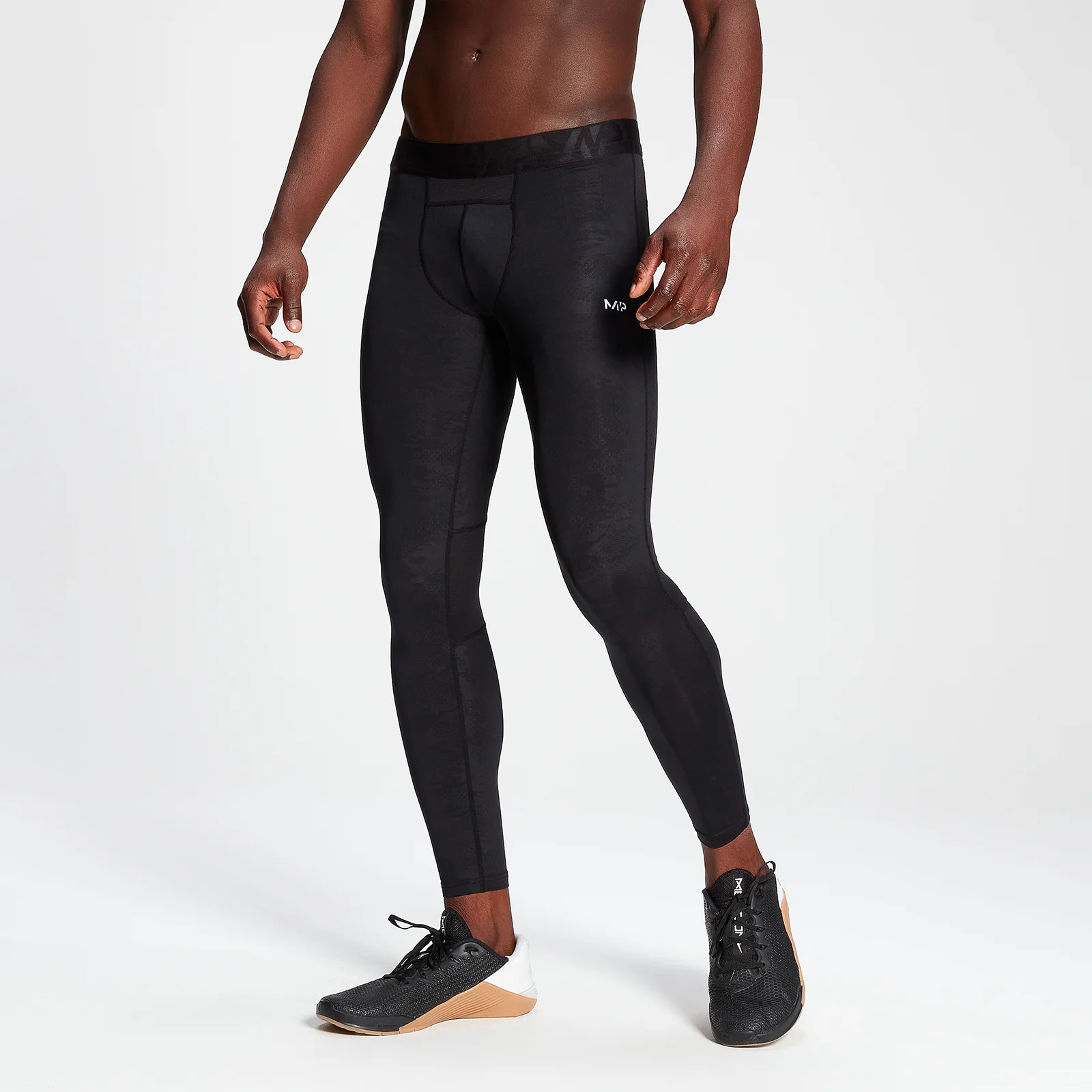 MP Men's Engage Baselayer Leggings - Black - XXS 圖片 1