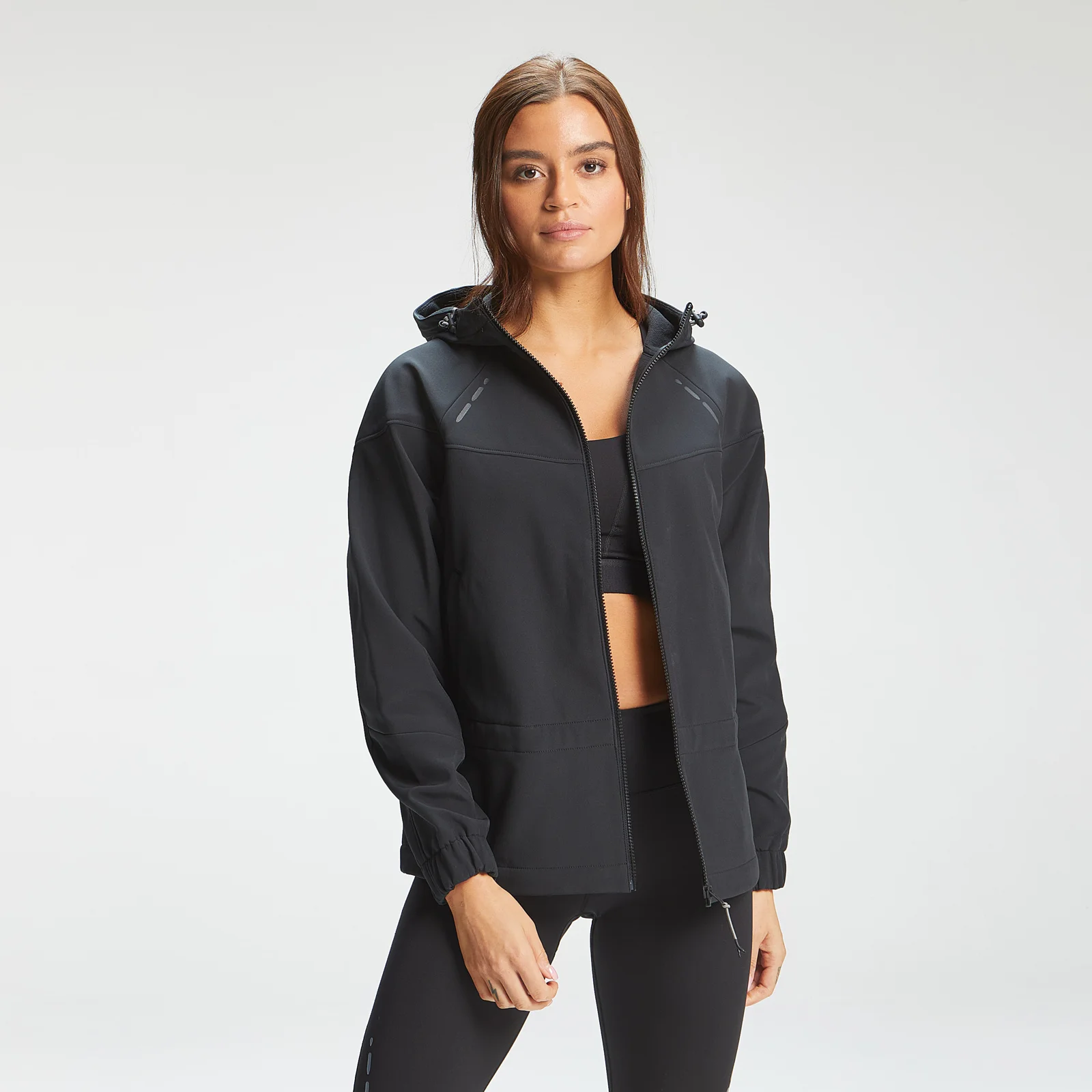 MP Women's Power Ultra Soft Shell Jacket - Black - XXS 圖片 1