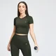MP Shape Seamless 無縫系列 女士短版上衣 - 藤蔓綠