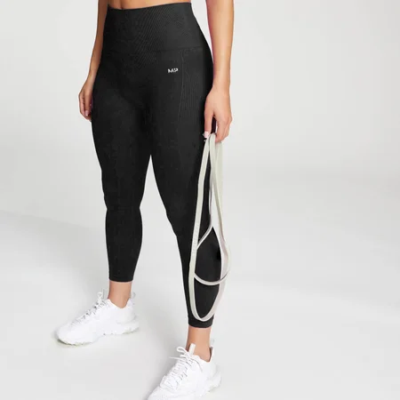 MP Shape Seamless 無縫系列 女士九分緊身褲 - 黑