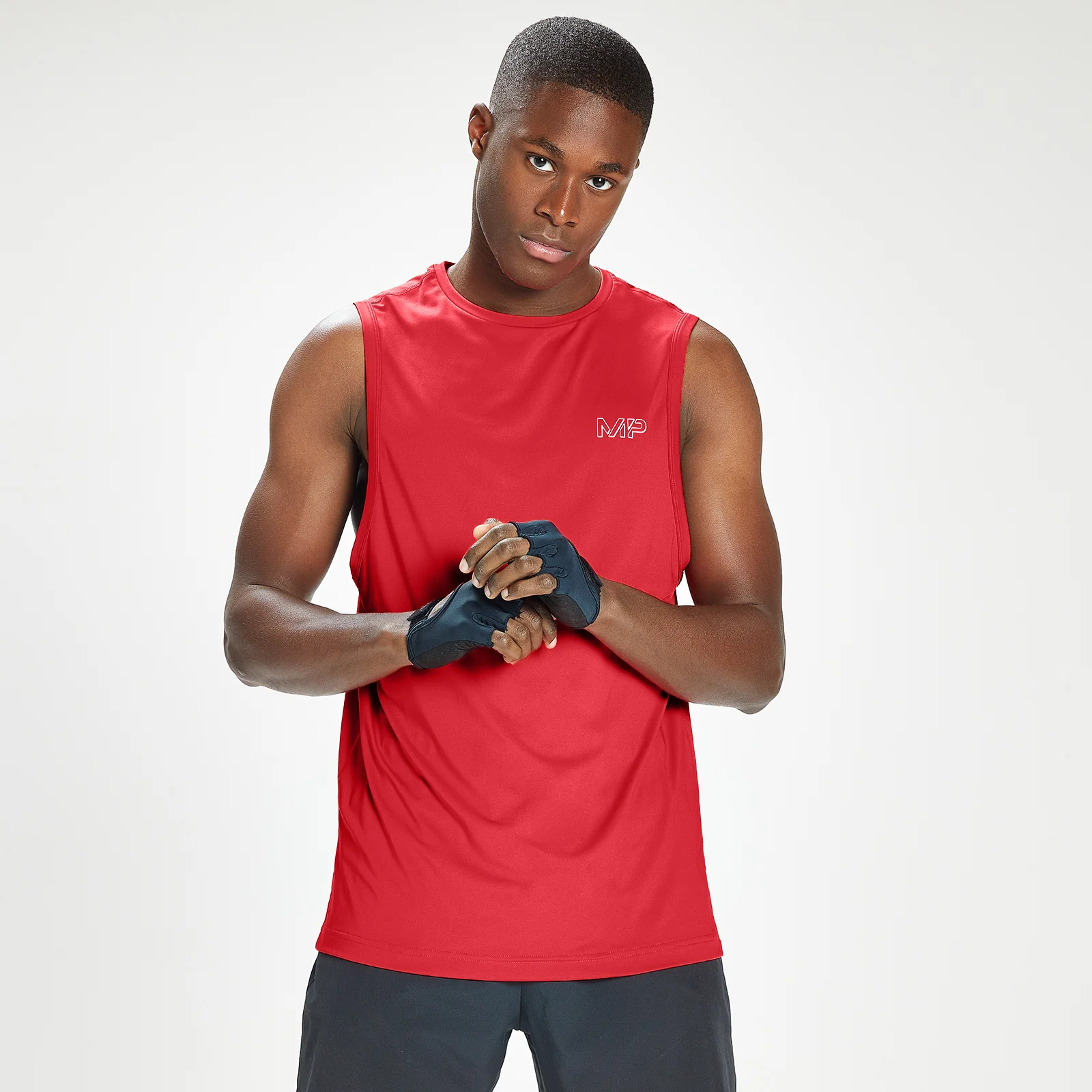 MP Graphic Training 系列 無限符號男士坦克背心 - 紅 - XXS 圖片 1