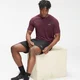 Graphic Training 系列 男士短袖 T 恤 - 酒紅