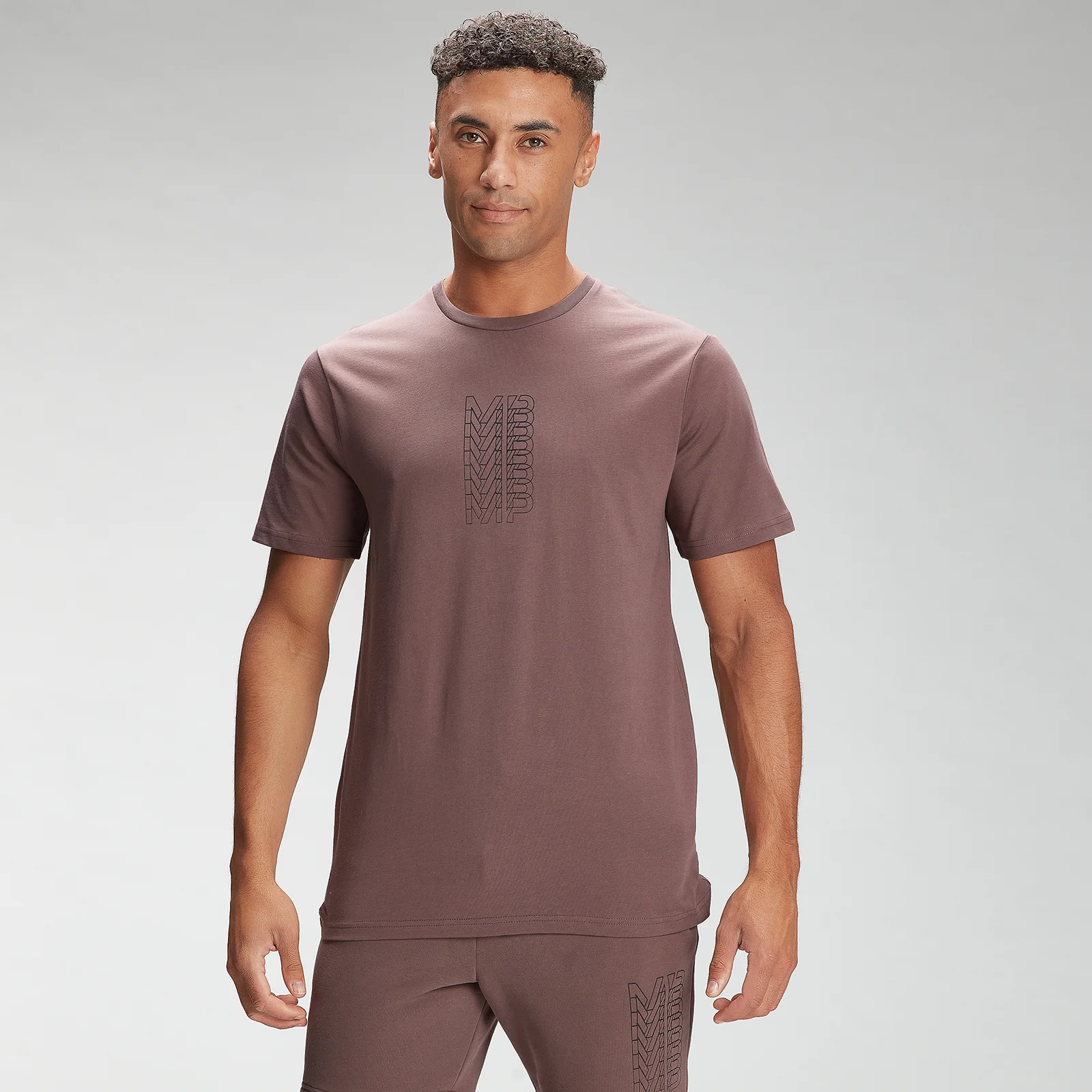 MP Men's Repeat MP Graphic Short Sleeve T-Shirt - Warm Brown - XS 圖片 1