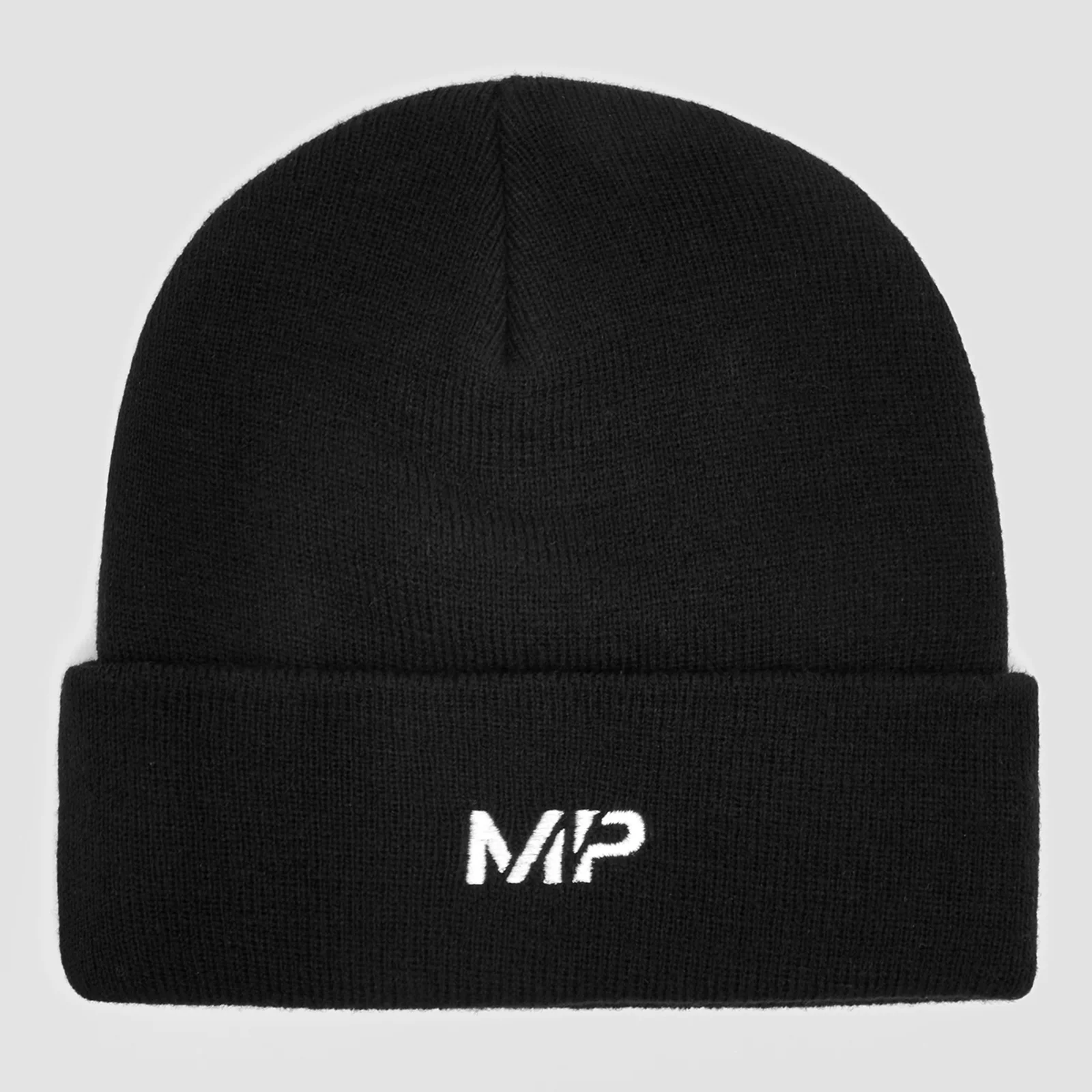 MP Embroidered Logo Beanie Hat - Black/White 圖片 1