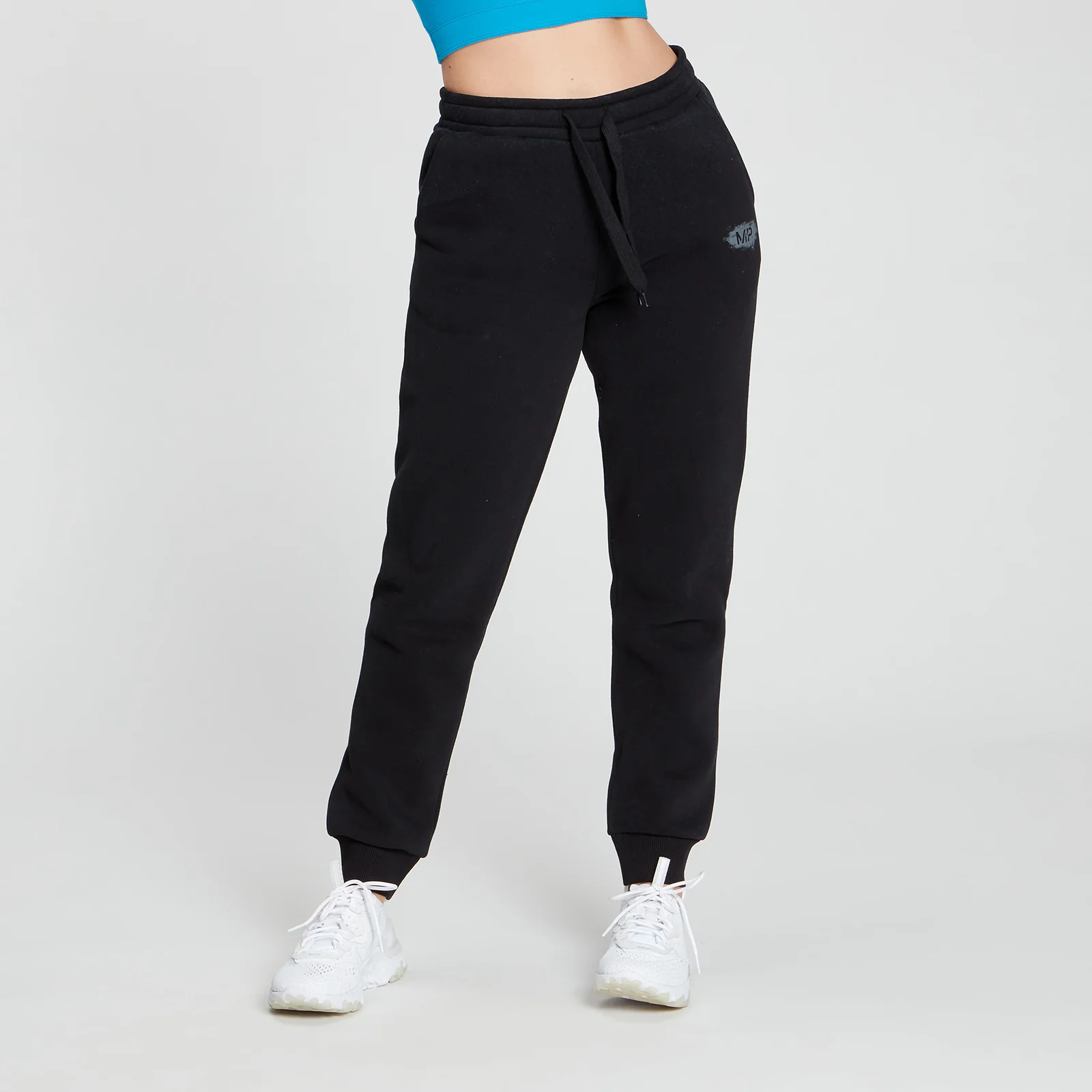 MP Women's Chalk Graphic Joggers - Black - XXS 圖片 1