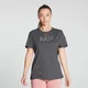 Gradient Line Graphic 基礎純棉系列 女士 T 恤 - 深灰