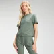 Graphic Training 系列 Repeat Mark 女士短版 T 恤 - 仙人掌綠