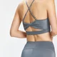 Composure 靜謐系列 女士扭結美背運動內衣 - 碳灰