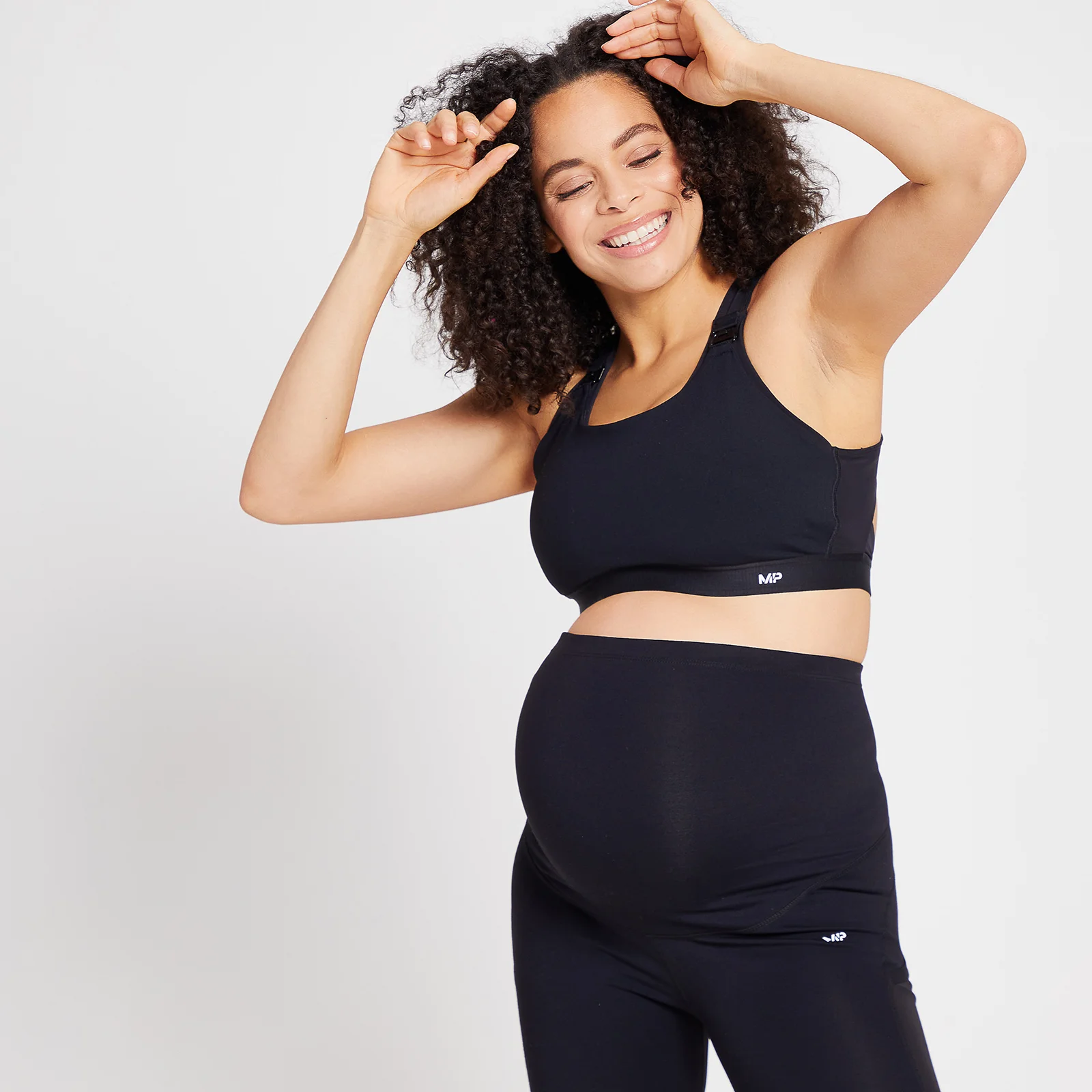 MP Power 力量系列 孕婦/哺乳運動內衣 - 黑 - XXS 圖片 1