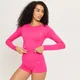 MP Shape Seamless 無縫系列 女士長袖上衣 - 紫紅