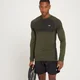 MP Essential Seamless 無縫系列 男士長袖上衣 - 深橄欖斑紋