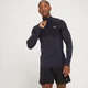 MP Essential Seamless 無縫系列 男士 ¼ 拉鍊上衣 - 黑斑紋