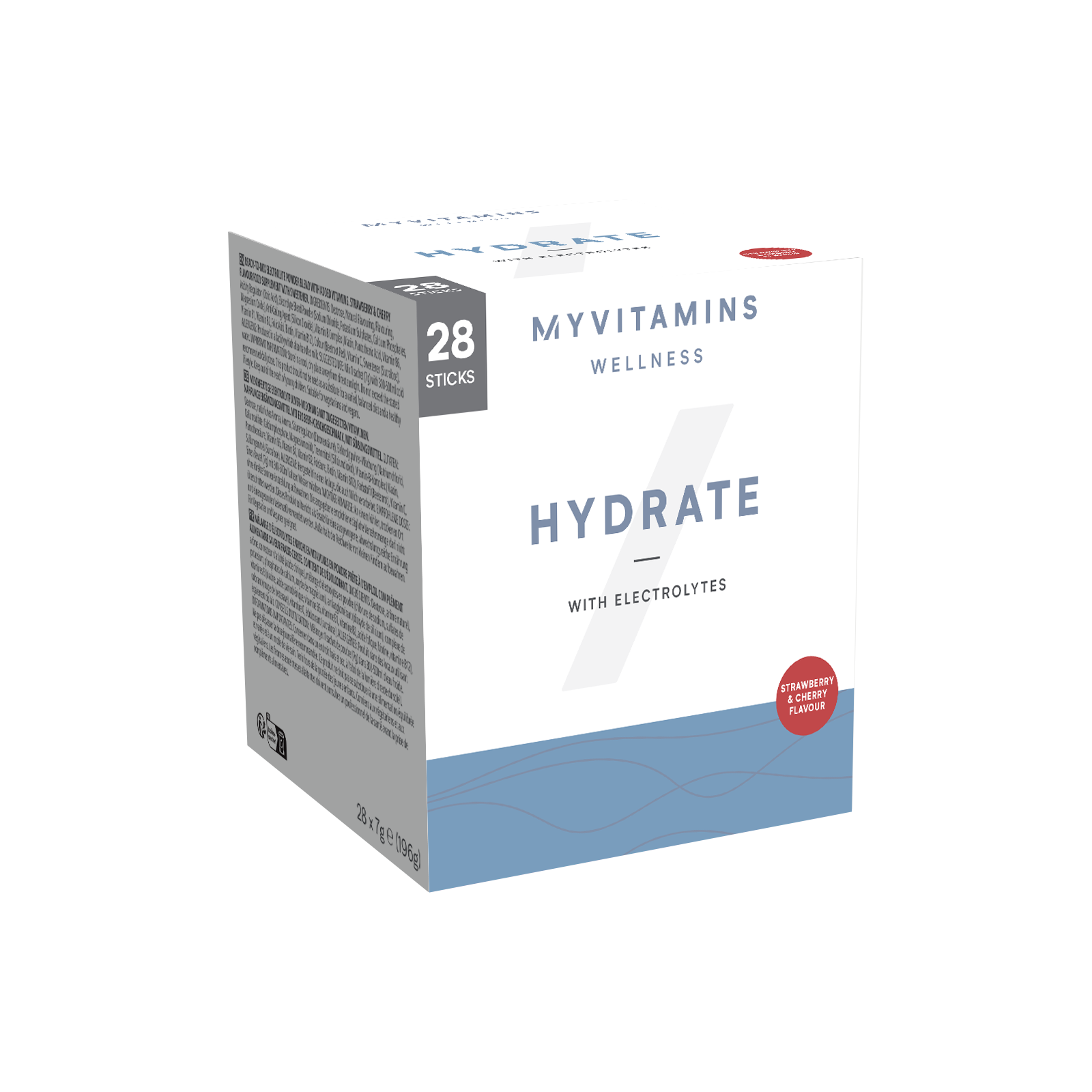 Hydrate 電解質運動飲料 - 28份装 - Strawberry and Cherry 圖片 1