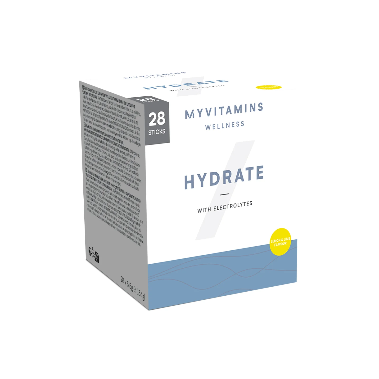 Hydrate 電解質運動飲料 - 28份装 - 青檸檬 圖片 1
