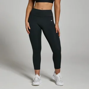 Power 力量系列 女士九分緊身褲 - 黑 - Size XS